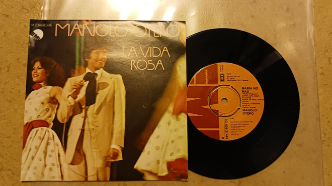 Manolo Otero – La Vida Rosa 7" ps orig 1978 Finland uusi!!!