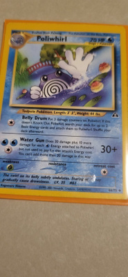 Poliwhirl #44 Pokemon Neo Discovery card