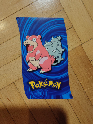 Pokemon TOPPS die-cut Slowpoke