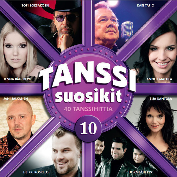 TANSSISUOSIKIT 10 (2-CD), ks. esiintyjät, UUSI