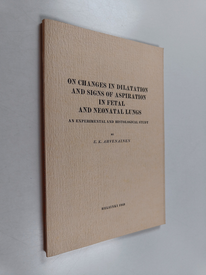 E. K. Ahvenainen : On Changes in Dilatation and Signs of ...