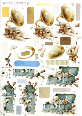 Nallet 3D kuvat (A4)