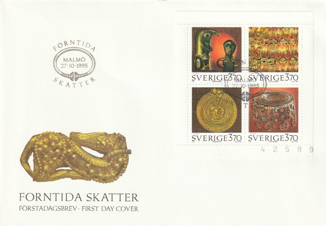 RUOTSI - 1995 Fa 1924/27 FDC KUORI