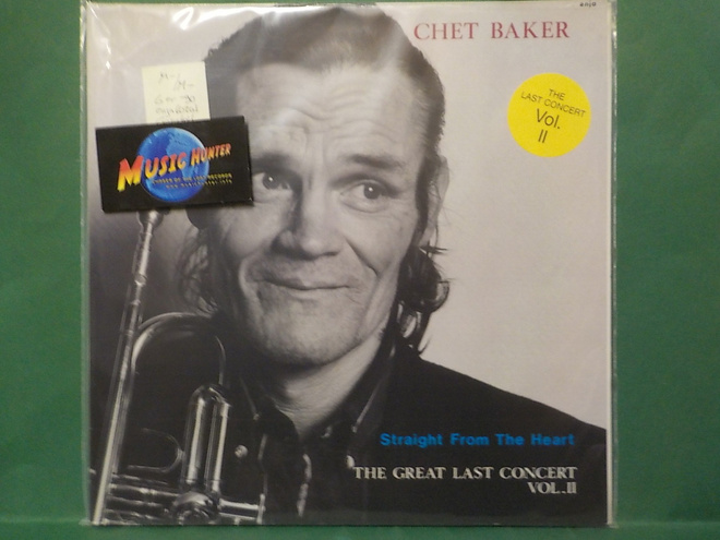 CHET BAKER - STRAIGHT FROM THE HEART M-/M- LP