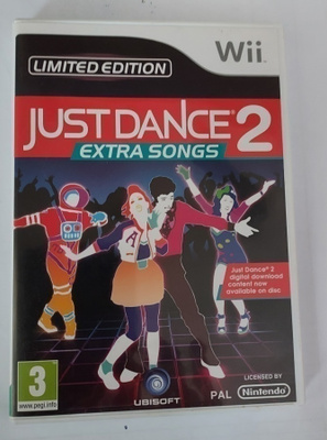 * Just dance 2 Extra Songs Llimited Edition Wii / Wii U PAL