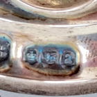 VANHA Maljakko Sterling Hopeaa Englanti 1896 - pikkukuva 2