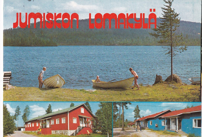 Jumisko. Lomakylä. sommitelmakortti .   b420