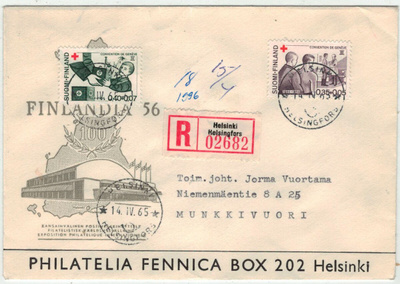 1964 PR 40p ym R-kirje