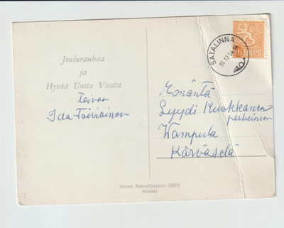 Postileima, SATALINNA