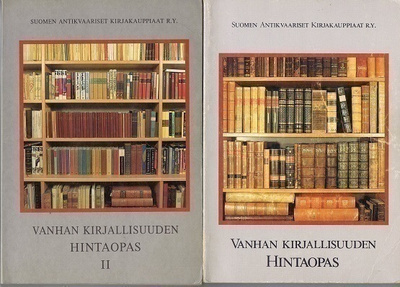 Vanhan kirjallisuuden hintaopas 1-3