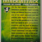 Selänne/Kariya 2000-01 Topps Quack Attack - pikkukuva 2