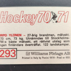 1970-71 Williams Hockey #293 Urpo Ylönen - pikkukuva 2