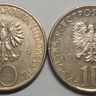 Puola. 10 zloty 1975MW ja 1984MW. - pikkukuva 1
