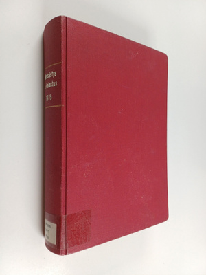 Metsästys ja kalastus vuosikerta 1975
