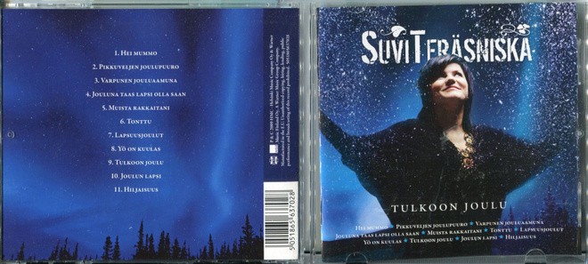 SUVI TERÄSNISKA . JOULU CD-LEVY . TULKOON JOULU