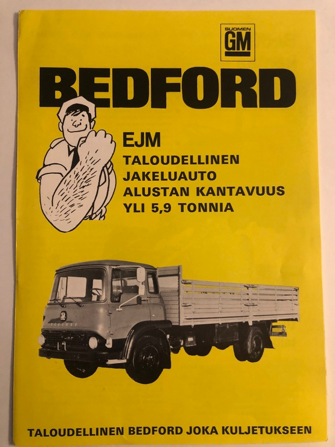 Myyntiesite - Bedford EJM - 1972