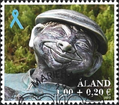 ÅL 2013 Sininen nauha 1,00 + 0,20 € EP alar. LOISTO LaPe 374