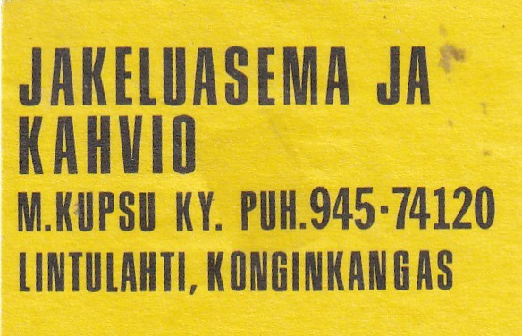 Lintulahti, Konginkangas, M. Kupsu Ky  3/13