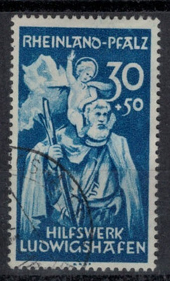 Saksa - Rheinland-Pfalz Mi 31 II o