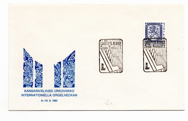 Lahti: Urkuviikko (erikoisleima 15.8.1982)