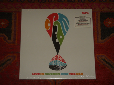 Cream 5LP Box Live In Sweden And The USA