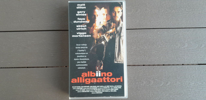 VHS: Albiino Alligaattori (Matt Dillon, Faye Dunaway1996)
