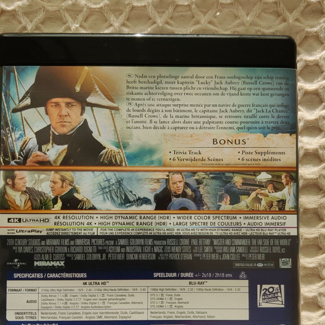 Master and commander 4k ultra hd