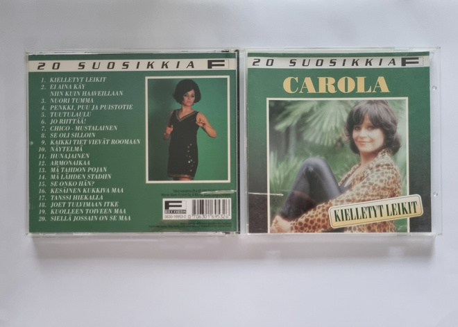 CAROLA: 20 SUOSIKKIA - KIELLETYT LEIKIT CD