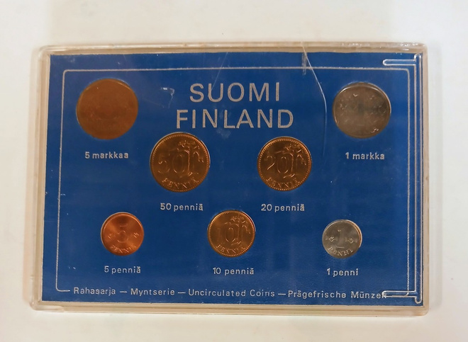 Suomi Finland Moneta rahasarja 1974