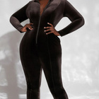 Samettinen jump/catsuit kokoasu XXL tumma ALE -12€! - pikkukuva 2