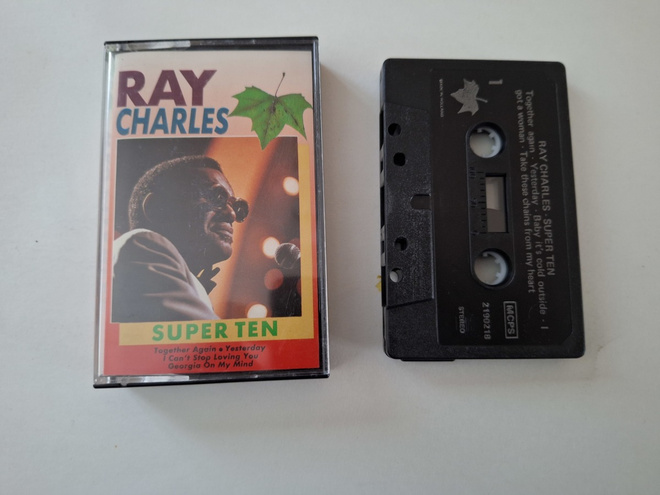 RAY CHARLES - SUPER TEN c-kasetti