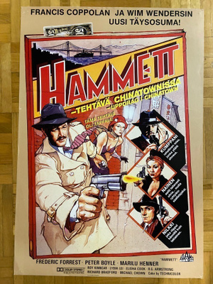 Vanha elokuvajuliste: Hammett - tehtävä Chinatownissa