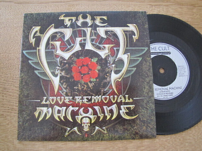 The Cult Love removal machine  7 45 UK 1987 kuin uusi