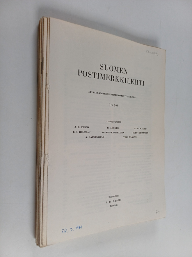 Suomen postimerkkilehti 1960 : neljäskymmenesensimmäinen ...
