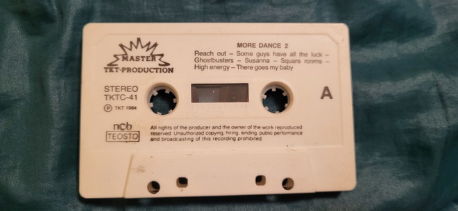 Kasetti Master TKT Production musiikkia More Dance 2