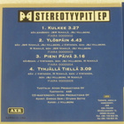 Stereotyypit • Stereotyypit CD-EP - pikkukuva 2