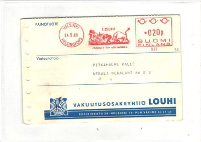 PAINOTUOTE HELSINKI,LUOHI FRAMALEIMA-NEKALA