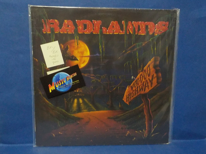 BADLANDS - VOODOO HIGHWAY EX-/EX 1ST EU -91 PRESS LP