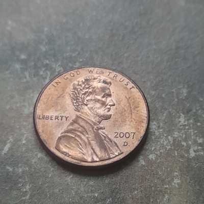 2007 D one cent USA