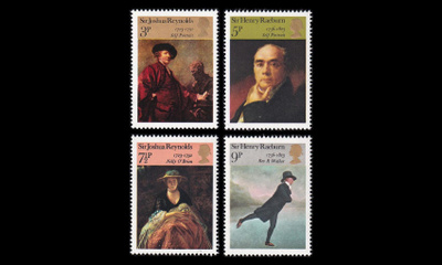 Iso-Britannia 624-7 ** Maalauksia (1973)