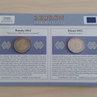 2€ 2012 Irlanti + Ranska Monetan erikois 2€-sarjaa UNC - pikkukuva 2