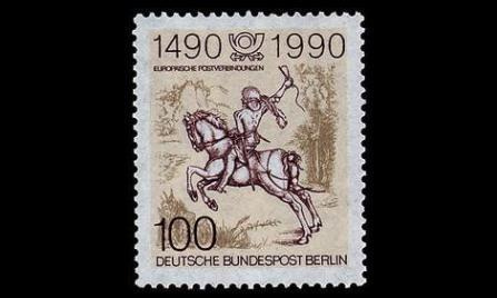 Berlin 860 ** Kansainvälinen postiliikenne Euroopassa 500v