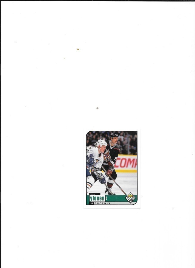 1998-99 UD Choice #164 Juha Ylönen Phoenix Coyotes