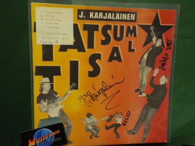 J. KARJALAINEN & MUSTAT LASIT LP KANNET VIIDELLÄ NIMMARILLA