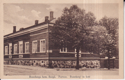 Porvoo , Runeberg` in koti ,e115