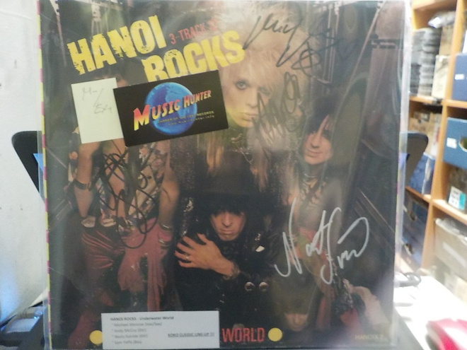 HANOI ROCKS UNDERWATER WORLD. UK -84. M-/EX+ 12'' + NIMMARIT