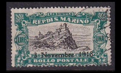 San Marino 65 o 1. maailmansodan päättyminen 1 L (1918)