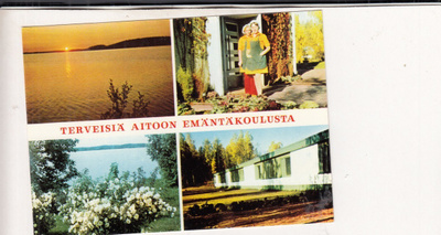 Aitoo, Emäntäkoulu sommitelmakortti   b216