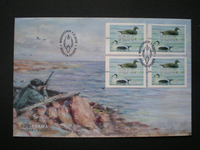 ATM Å24 Haahka FDC 01.02.2012 Ahvenanmaa - LaPe 15 €