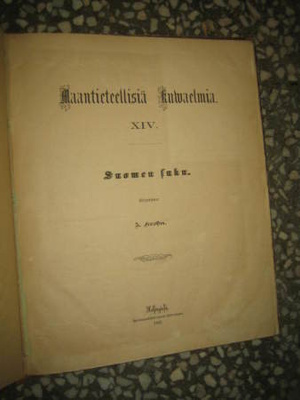 Krohn, Julius, Suomen suku 1887